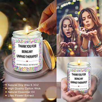 Lavender Scented Candles for Gifts