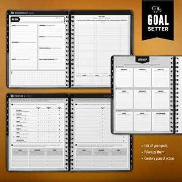 Lucky Life Planner: Goal-Setting Agenda and Daily, Weekly, Monthly, Yearly Calendar, by Lucky Life T...