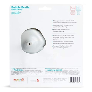 Exciting Munchkin® Bubble Bestie™ Elephant Bubbler Toy for Kids