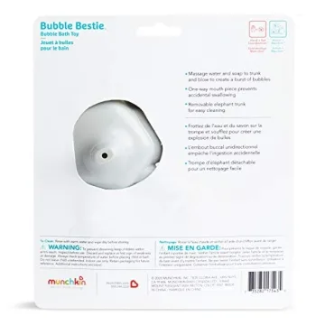 Exciting Munchkin® Bubble Bestie™ Elephant Bubbler Toy for Kids