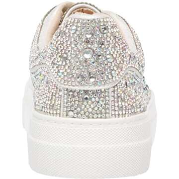 Betsey Johnson womens Sidny Sneaker, Rhinestone, 9 US