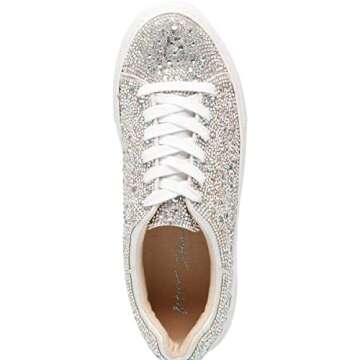 Betsey Johnson womens Sidny Sneaker, Rhinestone, 9 US