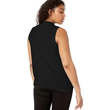 Daily Ritual Women's Jersey Relaxed-Fit Mock Neck Shirt