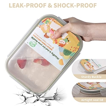 MISS BIG Bento Box, Leak Proof, BPA Free Lunch Container
