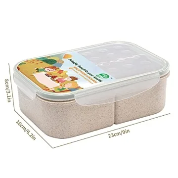 MISS BIG Bento Box, Leak Proof, BPA Free Lunch Container