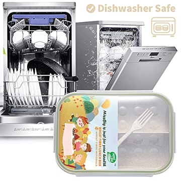 MISS BIG Bento Box, Leak Proof, BPA Free Lunch Container