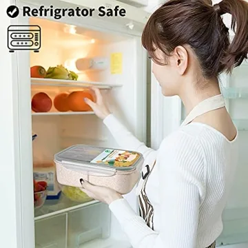 MISS BIG Bento Box, Leak Proof, BPA Free Lunch Container