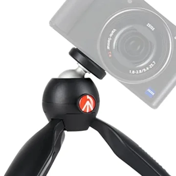 Lightweight Manfrotto PIXI Mini Tripod for Cameras & Video