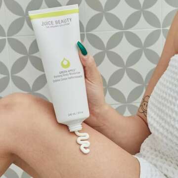 Juice Beauty Green Apple Peptide Firming Body Moisturizer - 240 mL - Smooths and Firms Skin + Reduces Fine Lines and Wrinkles - Vegan, Cruelty Free