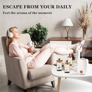 EUQEE Vanilla Essential Oil 118 ml Pure Vanilla Oil with Glass Dropper, Great for Diffusers, DIY Bath Bombs, Soap & Candle Making - 4Fl.Oz