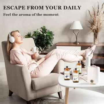 EUQEE Vanilla Essential Oil 118 ml Pure Vanilla Oil with Glass Dropper, Great for Diffusers, DIY Bath Bombs, Soap & Candle Making - 4Fl.Oz