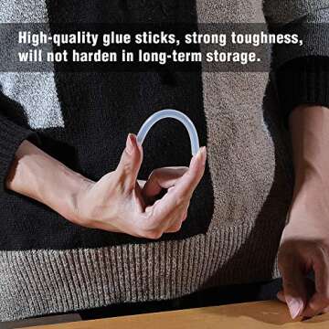 WORKPRO 100-Pack Hot Glue Sticks for All DIY Projects