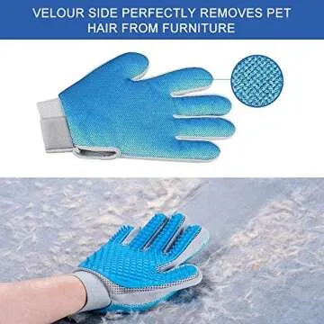 Gentle Pet Hair Remover Glove for Cats and Dogs