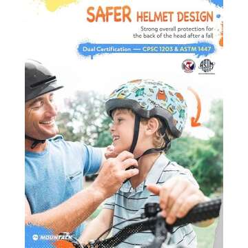 Toddler Bike Helmet for Boys and Girls, Adjustable Kids Helmets from Infant/Baby to Children, 1/2/3/...