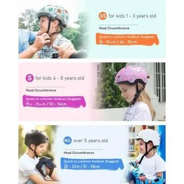 Toddler Bike Helmet for Boys and Girls, Adjustable Kids Helmets from Infant/Baby to Children, 1/2/3/4/5/6/7/8 Years Old(Flower Kitten,S)