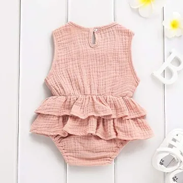 Stylish Baby Girl Romper for Summer Fun