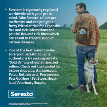 Seresto Small Dog Flea & Tick Treatment Collar - 8 Months