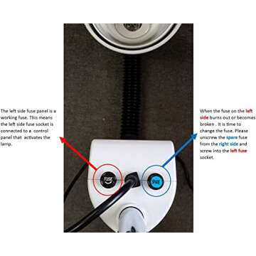 K.S. Choi Corp Infrared Heat Lamp 110V with Bulb Made in Korea