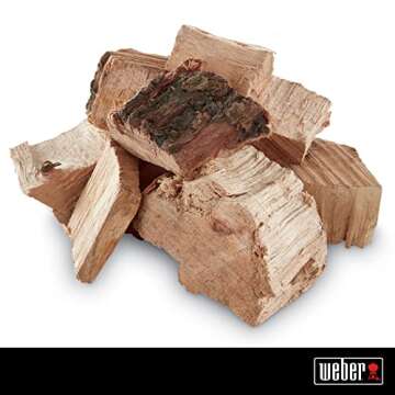 Weber Pecan Wood Chunks for Flavorful Grilling and Smoking