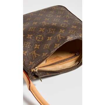 Louis Vuitton Women's Pre-Loved Looping Mm, Monogram, Brown, One Size