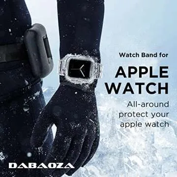 DABAOZA Clear Apple Watch Bands 5 Pack for Series 10