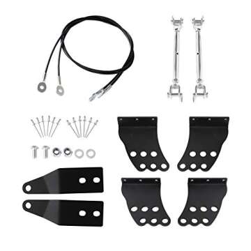 KOLEMO Limb Riser Kit Compatible with for 1997-2021 Jeep Wrangler JK/TJ/JL 2008 2009 2010 2012 2013 2014 2015 2016 2017 2018 2019 2020 Limb Risers Through The Jungle Protector Obstacle Eliminate Rope
