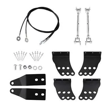KOLEMO Limb Riser Kit Compatible with for 1997-2021 Jeep Wrangler JK/TJ/JL 2008 2009 2010 2012 2013 2014 2015 2016 2017 2018 2019 2020 Limb Risers Through The Jungle Protector Obstacle Eliminate Rope