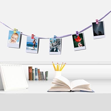 IPOW 100 PCS 2 Sizes Plastic Clips for Crafts and Sewing