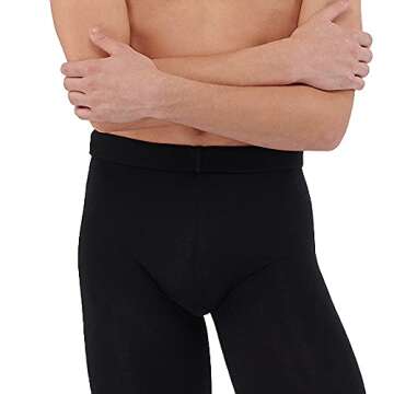 Wear Moi Hamada Tights, Cotton Elasthan, Black, Small (HAMASBLA)