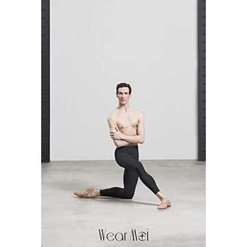 Wear Moi Hamada Tights, Cotton Elasthan, Black, Small (HAMASBLA)