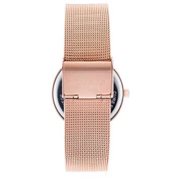 Wristology Olivia - 5 Options - Womens Watch Crystal Rose Gold Boyfriend Ladies Stainless Steel Metal Mesh Strap Band