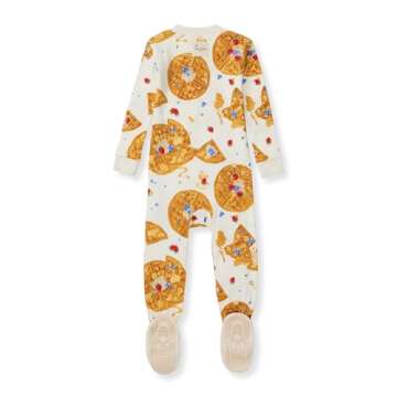 Burt's Bees Baby Boys Pajamas - Organic Cotton Footed Sleepers