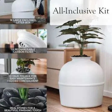 Secret Litter Box - Stylish Cat Litter Enclosure with Odor Control