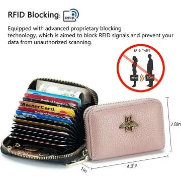 iMeetU RFID Credit Card Holder - Stylish & Secure