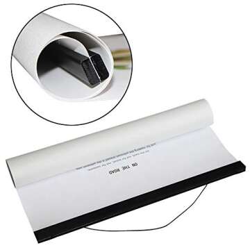 Miaowater 2 Pack Magnetic Poster Frame Hanger - Light Wood