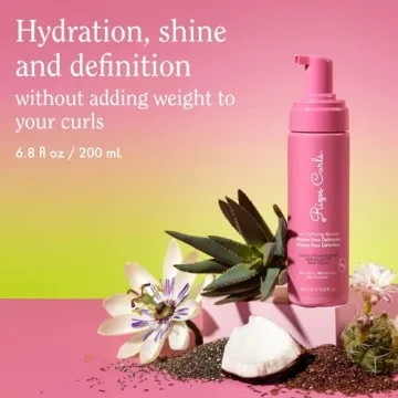 Rizos Curls Curl Defining Mousse for Soft, Hydrated Curls