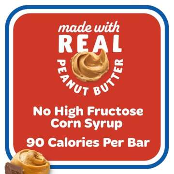 Rice Krispies Treats Crispy Rice Squares, Kids Snacks, Snack Bars, Chocolatey Peanut Butter, 10.8oz Box (14 Bars)