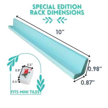 Mini American Mahjong Set for Travel and Fun | Small Size (0.8"x0.5"x0.4") | Gift or On-The-Go Game. (Special Edition)