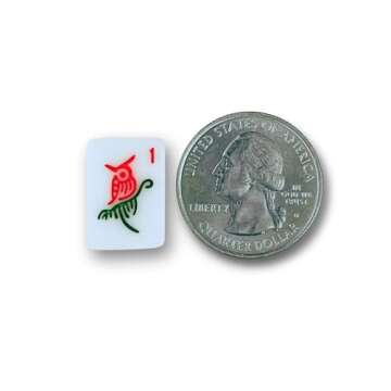 Mini American Mahjong Set for Travel and Fun | Small Size (0.8"x0.5"x0.4") | Gift or On-The-Go Game. (Special Edition)