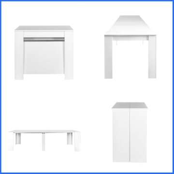 UFINEGO Extendable Dining Table for 6-12 - Modern Elegance