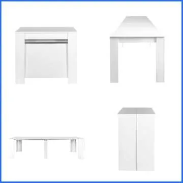 UFINEGO Extendable Dining Table for 6-12 - Modern Elegance