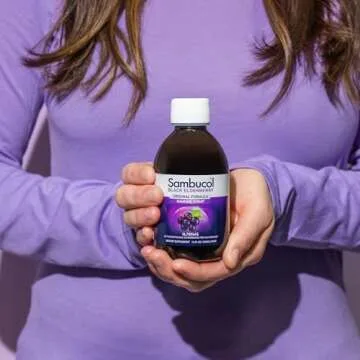 Sambucol Black Elderberry Syrup - Sambucus Elderberry Syrup for Adults Immune Support, Elderberry Liquid, Elderberry Extract, Gluten Free - 7.8 Fl Oz