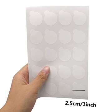 Honbay 400 Count Disposable Eyelash Extension Sticker Pads for Professionals
