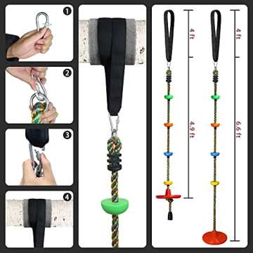 Colorful Fentin Tree Swing for Kids Indoor Outdoor Fun