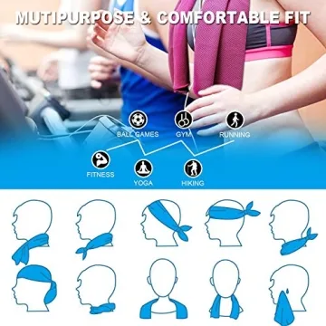 Cooling Towels: Stay Cool with 4 Pack Microfiber Towels