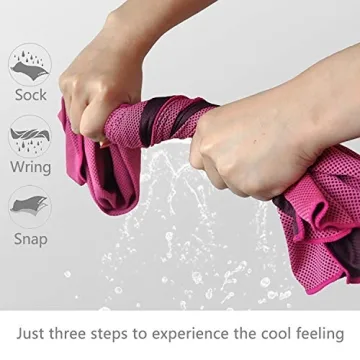Cooling Towels: Stay Cool with 4 Pack Microfiber Towels