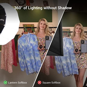 SMALLRIG Lantern Softbox for Easy Light Control