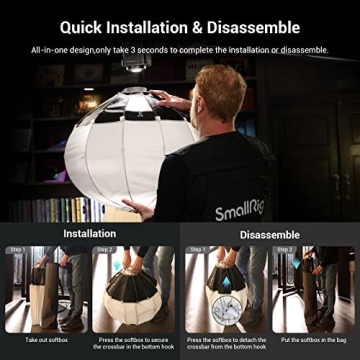 SMALLRIG Lantern Softbox for Easy Light Control