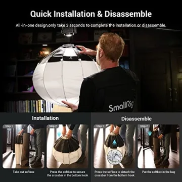 SMALLRIG Lantern Softbox for Easy Light Control