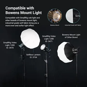 SMALLRIG Lantern Softbox for Easy Light Control